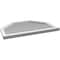 Ekena Millwork Octagonal Top Surface Mount PVC Gable Vent w/ 2"W x 2"P Brickmould Sill Frame, 38"W x 26"H GVPOT38X2603SF - alternate 2
